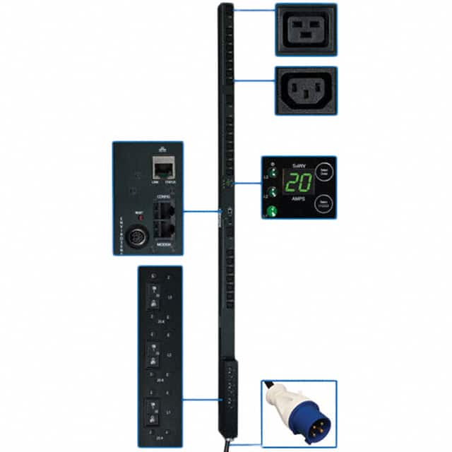PDU3VSR3G60 PDU 3-PHASE SWITCHED 208V 12.6KW