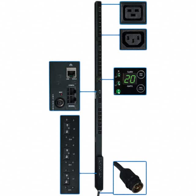 PDU3VSR3H50 PDU 3-PHASE SWITCHED 208V 12.6KW