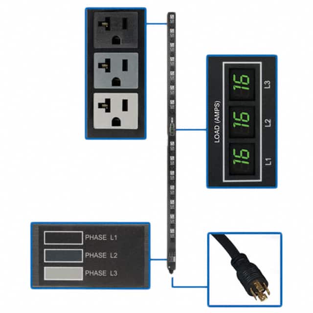 PDUMNV20HV PDU MONITORED 208V-240V 20A C13