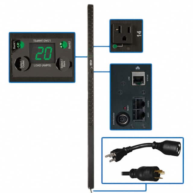 PDUMVR20NET PDU SWITCHED 120V 20A 5-15/20R