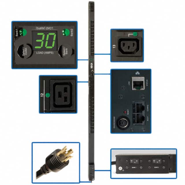 PDUMVR30HVNET PDU SWITCHED 208V 240V 30A 4 C19