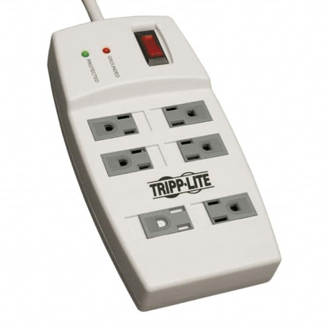 TLP64 SURGE PROTECT 5-15R 6 OUTLET 4'