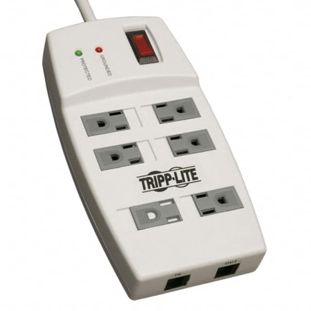 TLP66NETAA SURGE PROTECT RJ45 6 OUTLET 6FT