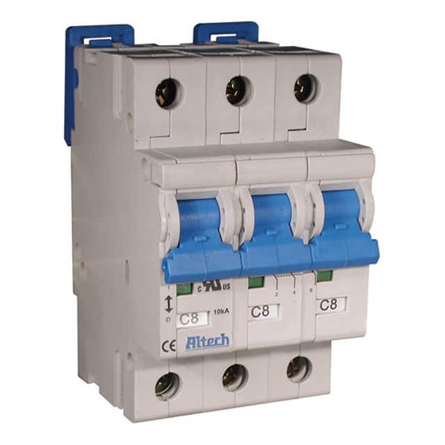 3DU10R CIR BRKR THRM-MAG 10A LEVER