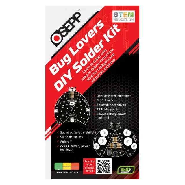DIY-201 BUGS SOLDER PRACTICE KIT