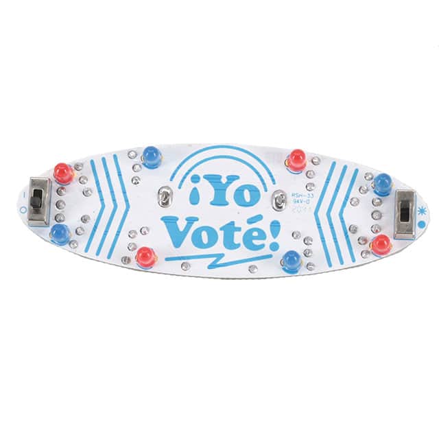 IVT-0003 YO VOTE BLINKY BADGE SOLDER KIT