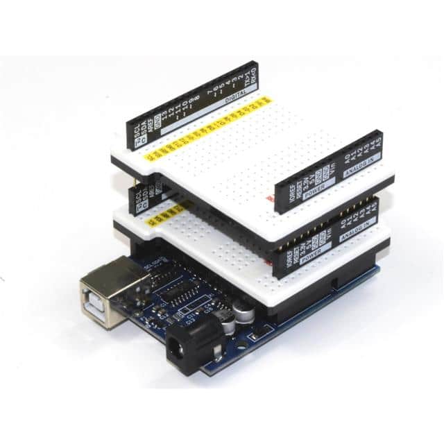 ArduEZ Arduino Breadboard Shield set of 2 for Arduino UNO/MEGA/Le