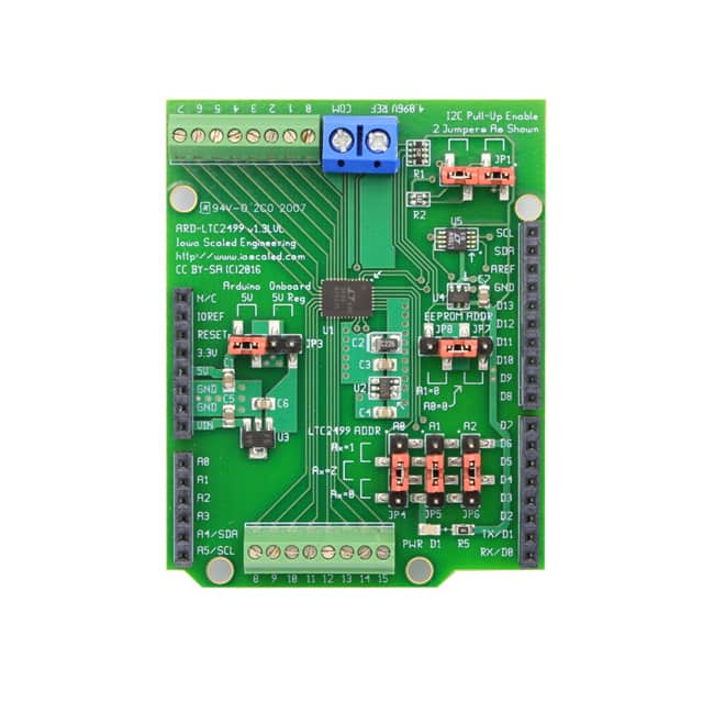 ARD-LTC2499-3V3 16-CH 24-BIT ADC ARDUINO SHIELD