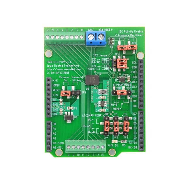 ARD-LTC2499 16-CH 24-BIT ADC ARDUINO SHIELD
