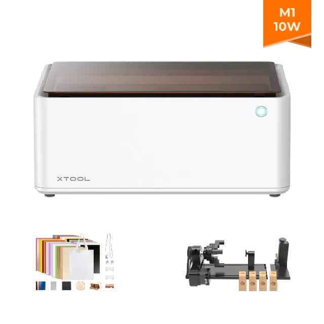 M1 10w Deluxe-RA2 Pro Laser Engraver xTool-10W-160 mm/s-0.08*0.08mm