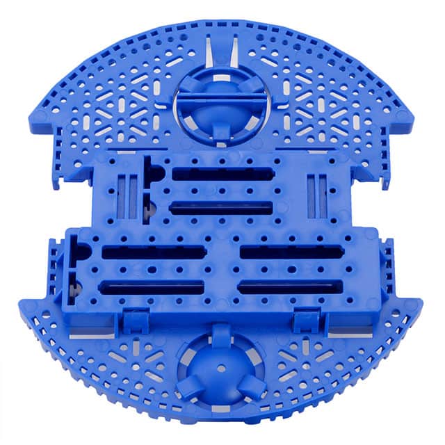 3516 ROMI CHASSIS BASE PLATE - BLUE