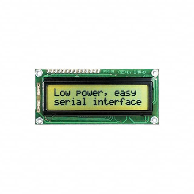 27923 LCD SERIAL 2X16 BACKLIT