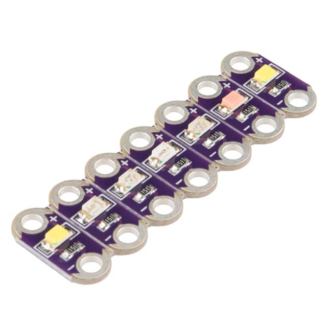 DEV-13903 DEV BOARD LILYPAD LED STRIP 7CLR