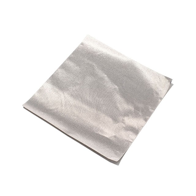 1168 WOVEN FABRIC COND SILVER 20CM SQ