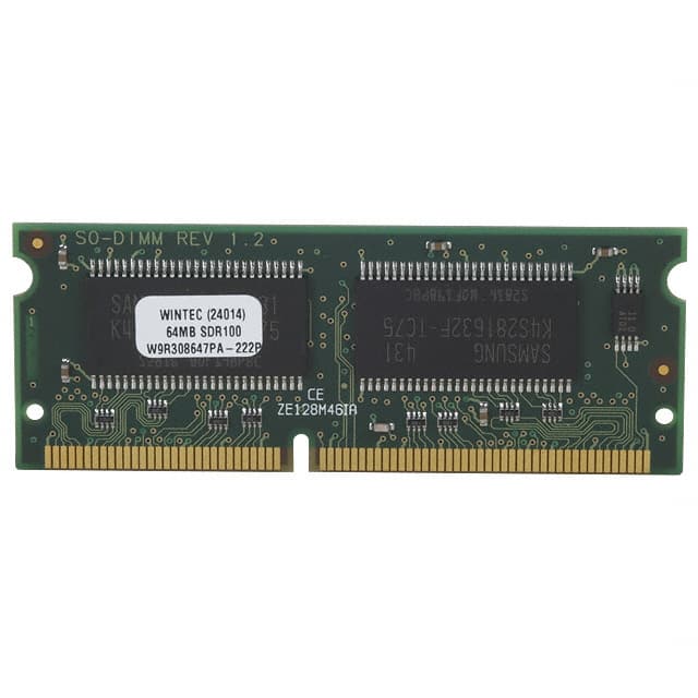 W9R308647PA-222 MODULE SDRAM 64MB 144SODIMM