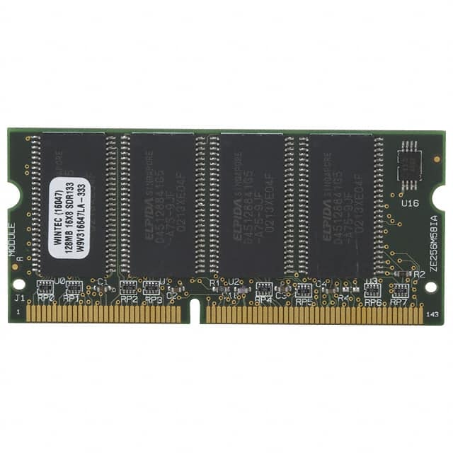 W9V316647LA-333 MODULE SDRAM 128MB 144SODIMM