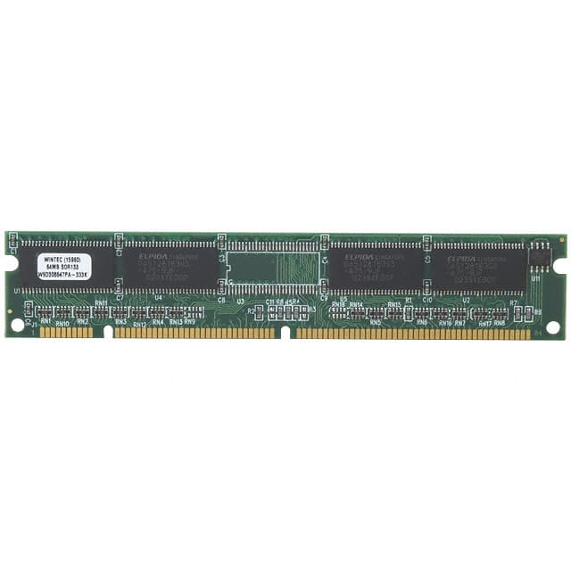 W9D308647PA-333 MODULE SDRAM 64MB 133MHZ 168DIMM