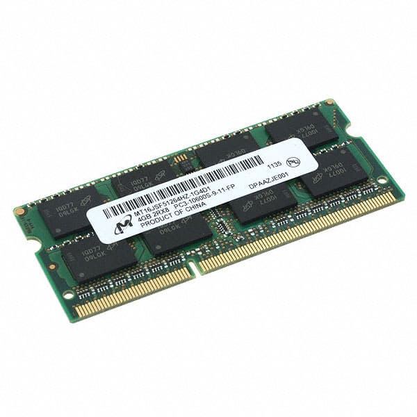 MT16JSF51264HZ-1G4D1 MODULE DDR3 SDRAM 4GB 204SODIMM
