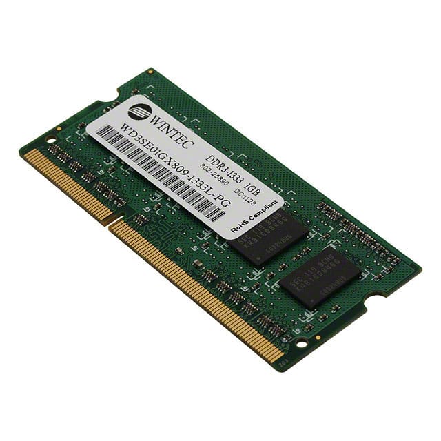 WD3SE01GX809-1333L-PG MODUL DDR3 SDRAM 1GB 204SO-UDIMM