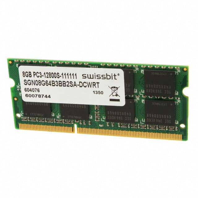 SGN08G64B3BB2SA-DCWRT MODULE DDR3 SDRAM 8GB 204SODIMM