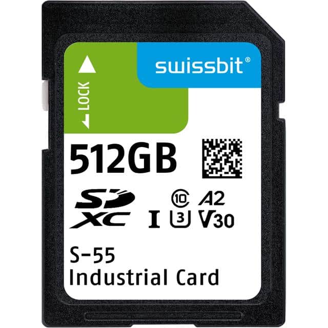 SFSD512GL1AM1MT-I-8H-211-STD INDUSTRIAL SD CARD, S-55, 512 GB