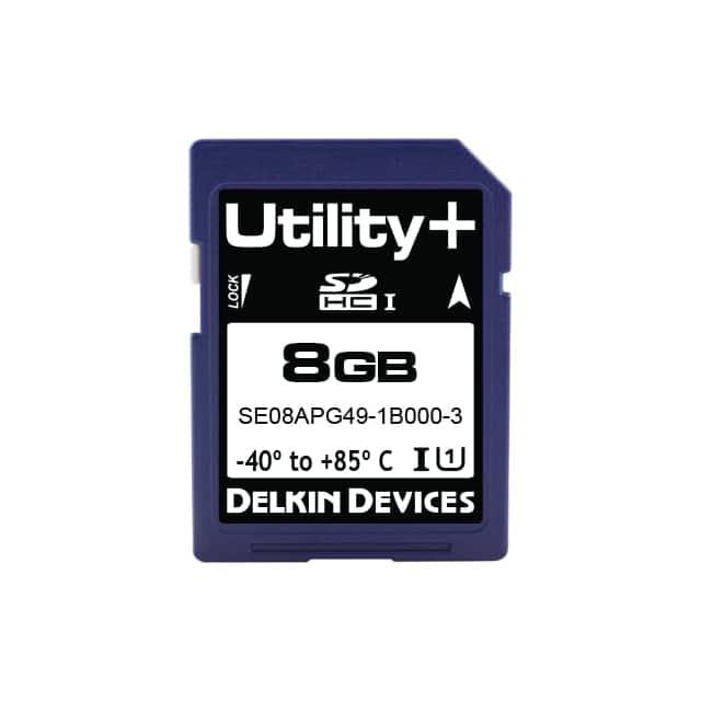 SE08APGJP-1B000-3 8GB MLC SD CARD I-TEMP (-40C - +