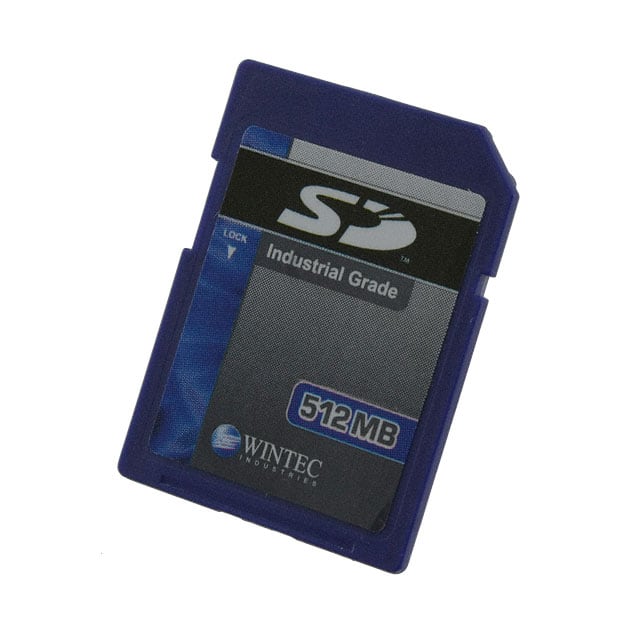 W7SD512M1XA-H60PB-002.02 MEMORY CARD SD 512MB SLC