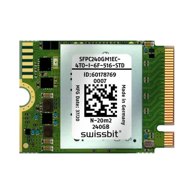 SFPC480GM2EC4WD-I-6F-A16-STD INDUSTRIAL M.2 PCIE SSD, N-20M2