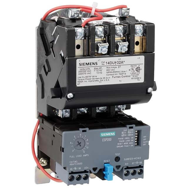 14FUF32AA STARTER,FVNR SZ2,13-52AMPS,OPEN,
