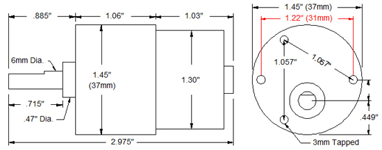 ROB-12472 GEARMOTOR 6 RPM 12V