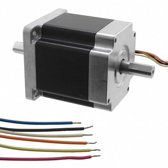 34KM-K122-99W STEP MOTOR HYBRID DUAL SHAFT 24V