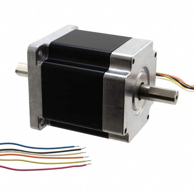 34KM-K106-99W STEP MOTOR HYBRID DUAL SHAFT 24V