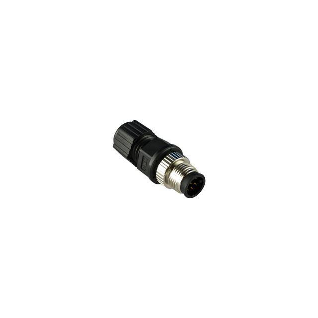 M12A-8PMM-IP68 Field-installable A-coded screw-