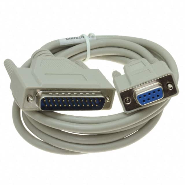 ACC-500-163-R NETWORKING CAB MOD DB9F-DB25M 6'