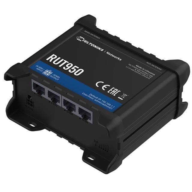 RUT950V022C0 4G/3G/2G/LTE CAT4 CELLULAR ROUTE