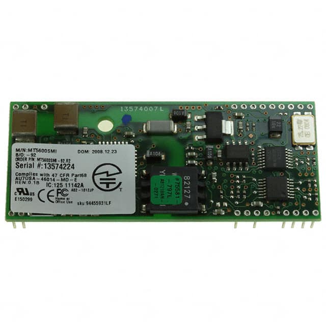 MT5600SMI-92.R2 MODEM V.92 SERIAL DATA/FAX 5V