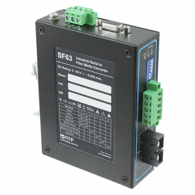 SF63-TB-DB-1FS-SC-30 INDUSTRIAL SERIAL-TO-FIBER MEDIA