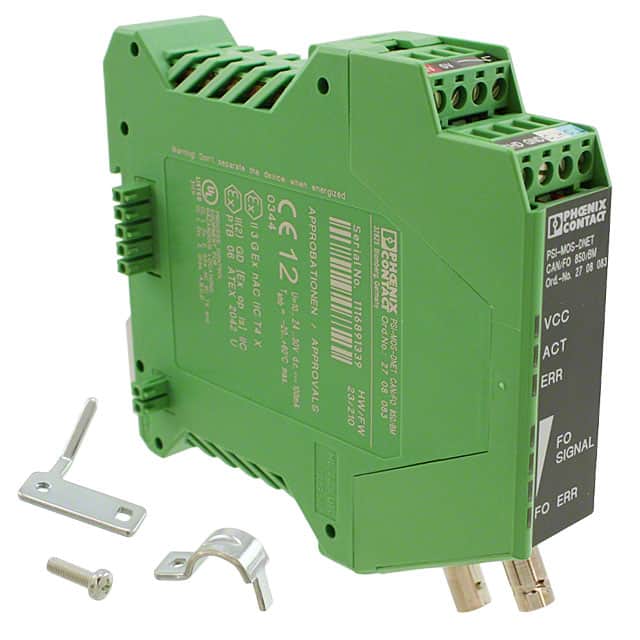 2708083 FIBER OPTIC CONVERTER DIN RAIL