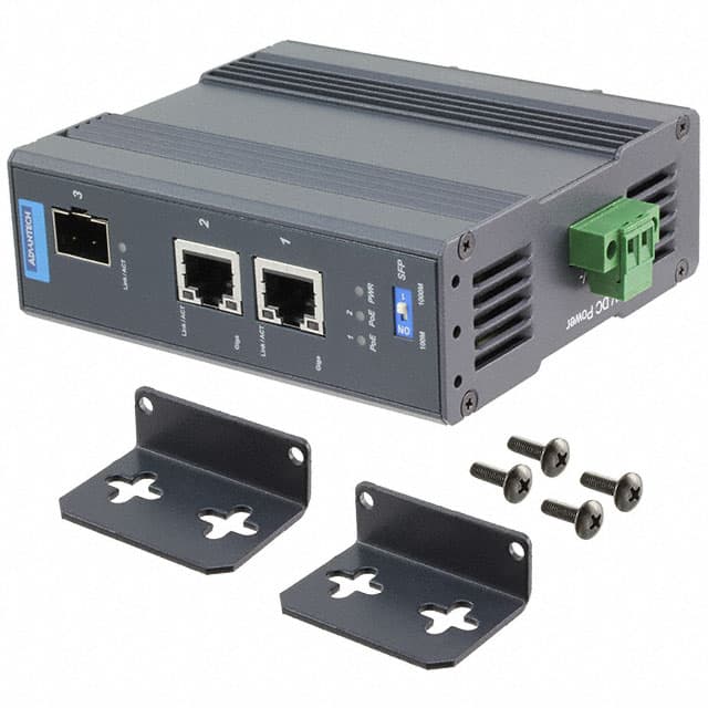 EKI-2742FPI-AE 2-PORT GBE WITH POE+ 30W TO SFP