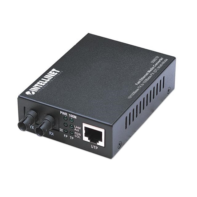 INT 506519 Media Converter MM 10/100 ST