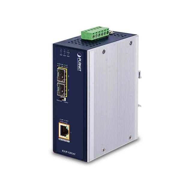 IGUP-1205AT INDUSTRIAL 2-PORT 100/1000X SFP