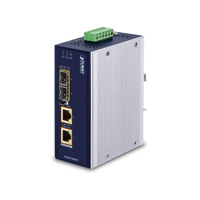 IGUP-2205AT INDUSTRIAL 2-PORT 100/1000X SFP