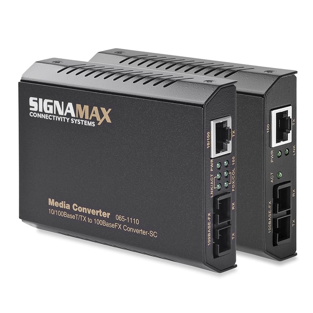 SIG FO-065-1120ED MEDIA CONVERTER SC/SM 40KM