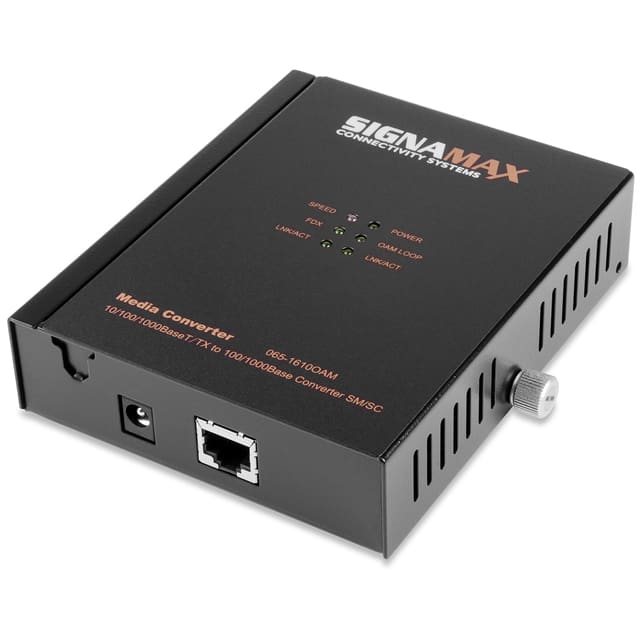 SIG FO-065-1610OAM MEDIA CONVERTER SC/MM MANAGED