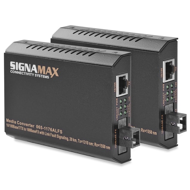 SIG FO-065-1176BLFS MEDIA CONVERTER SC/SM 20KM