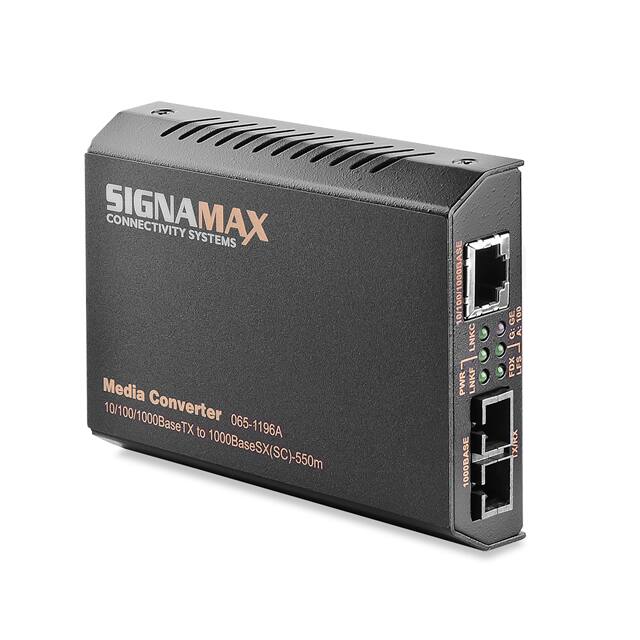 SIG FO-065-1196AED MEDIA CONVERTER SC/MM  2 KM