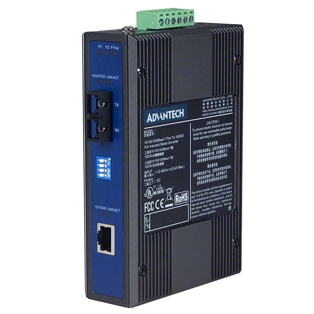 EKI-2541S-AE MEDIA CONV 10/100T/X-FIBER OPTIC