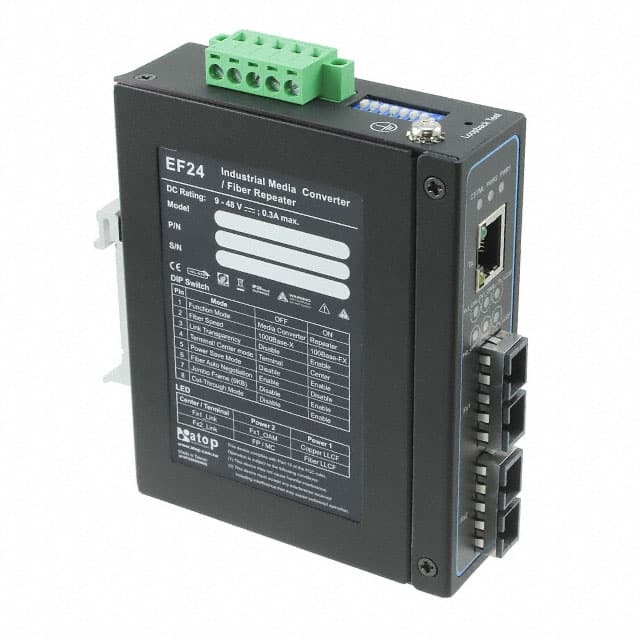 EF24-1G-2FM-SC-550M INDUSTRIAL GIGABIT ETHERNET-TO-F