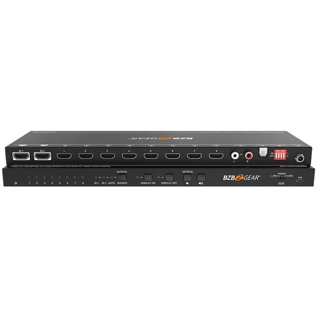 BG-UHD-DA2X8 2X8 HDMI 4K SPLITTER/DISTRIB AMP