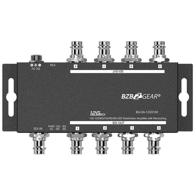 BG-DA-12GS1X8 12G/6G/3G-SDI 1X8 SPLITTER
